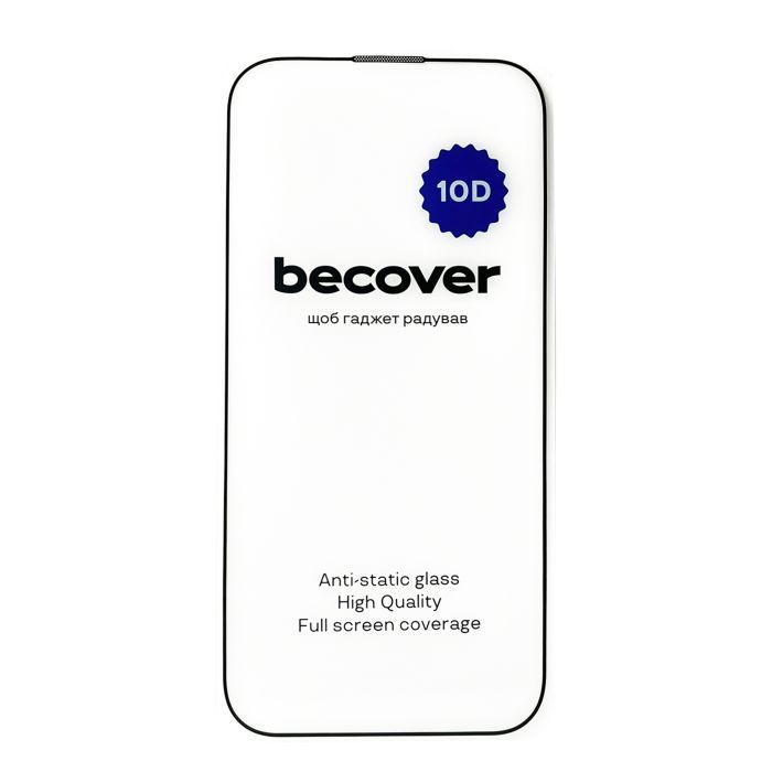 Скло захисне BeCover Apple iPhone 14 Pro Max 10D Black (711328) зображення 3