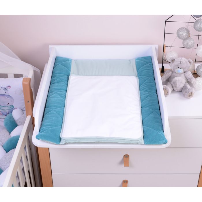 Пеленальный матрасик Верес Velour Aquamarine 50х70 см (429.01) изображение 3