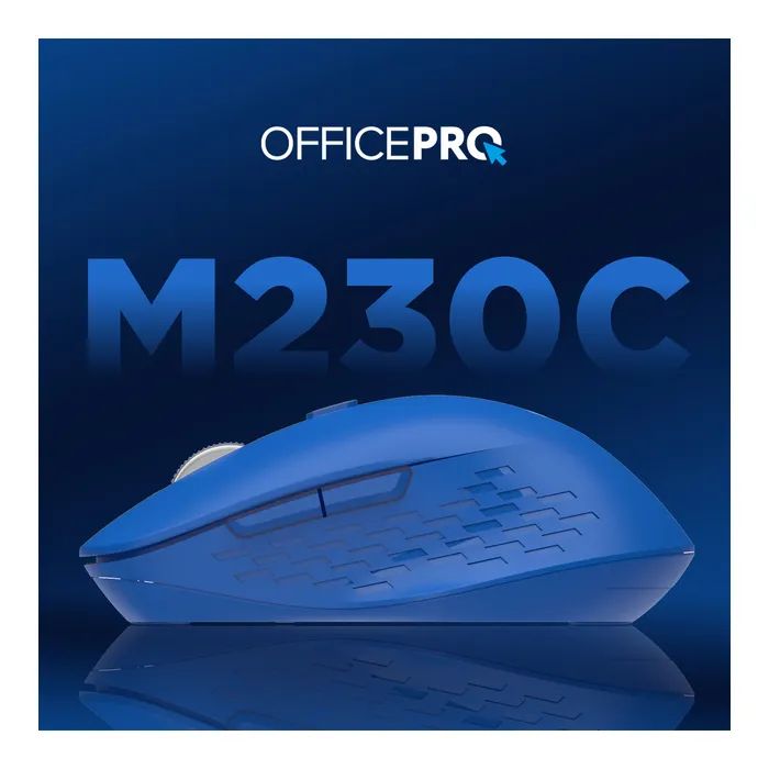 Мышка OfficePro M230C Silent Click Wireless/Bluetooth Blue (M230С) изображение 5