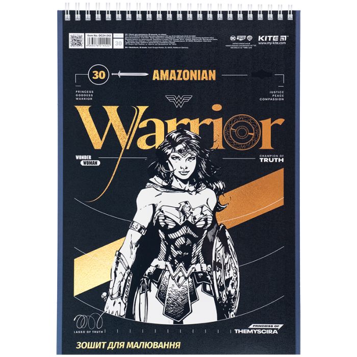 Альбом для рисования Kite DC Comics 30 листов (DC24-243) изображение 3
