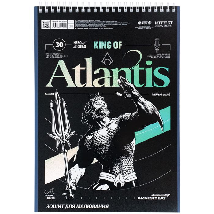 Альбом для малювання Kite DC Comics 30 аркушів (DC24-243) зображення 5