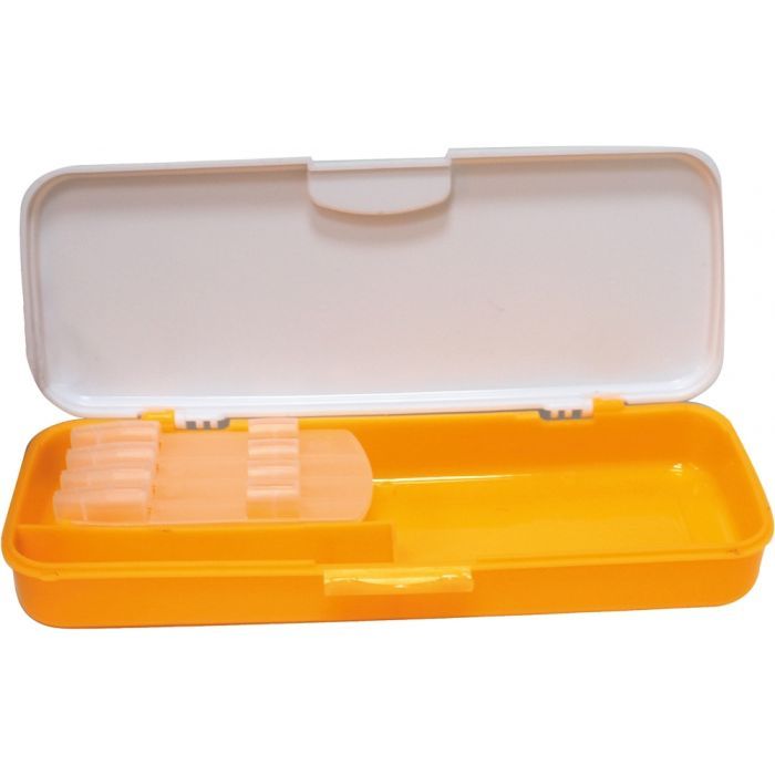 Пенал Cool For School Пластиковый с застежкой Оранжевый 8012 (CF85559) изображение 2