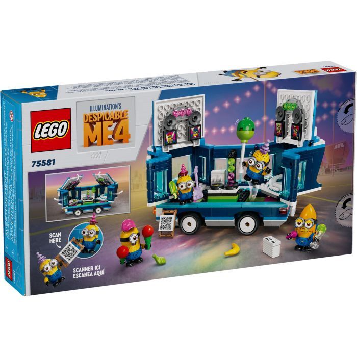 Конструктор LEGO Ничтожный я 4 Музыкальный автобус для вечеринок Посипак 379 деталей (75581) изображение 8