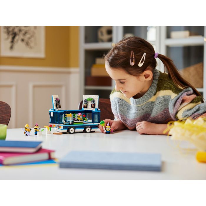 Конструктор LEGO Ничтожный я 4 Музыкальный автобус для вечеринок Посипак 379 деталей (75581) изображение 9