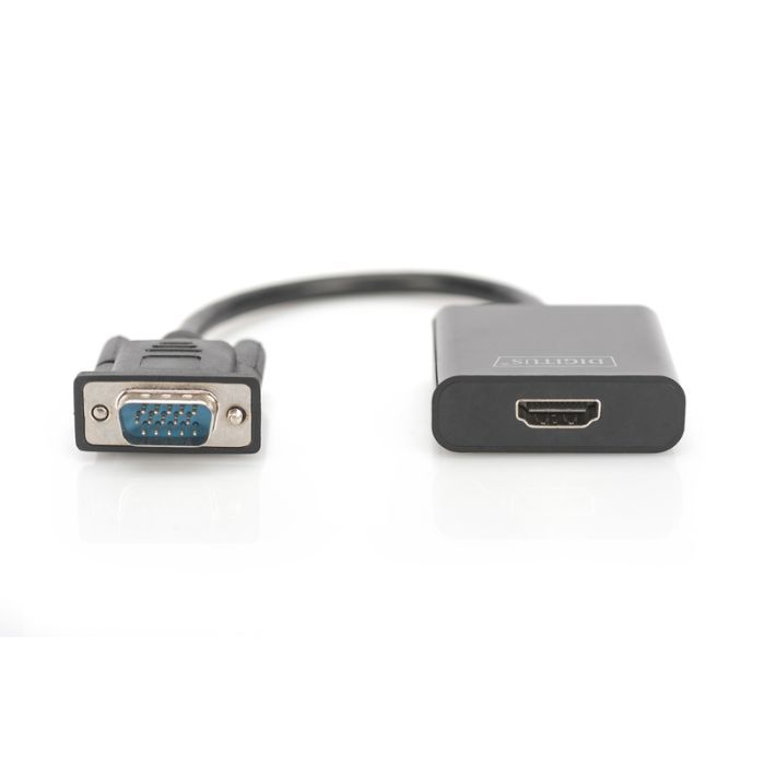 Переходник VGA to HDMI (M/F), Full HD Digitus (DA-70473) изображение 3