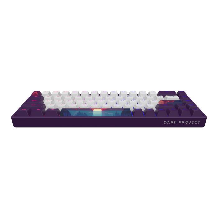 Клавіатура Dark Project Sunrise PBT RGB Mech G3MS Sapphire USB Violet/White (DPP68_GSH_SUNR_ANSI_UA) зображення 3