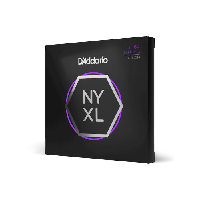 Струны для гитары D'Addario NYXL Medium 7-String (11-64) (NYXL1164) изображение 2
