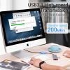 Дата кабель USB-C M/F 1.0m Thunderbolt 3 60W (20V/3A) 4K60HZ Vention (TABHF) зображення 5