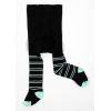 Колготки дитячі BNM у смужку (M0C0301-1334-74B-blackgreen) зображення 2