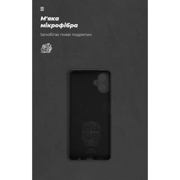 Чехол для мобильного телефона Armorstandart ICON Samsung A06 (A065) Camera cover Black (ARM80134) изображение 4