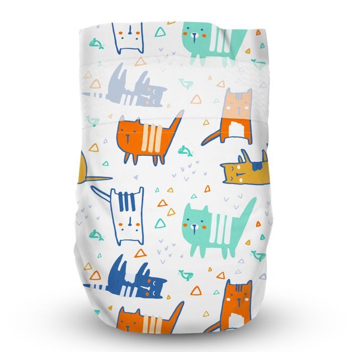 Подгузники Offspring Cat Размер S 3-6 кг 48 шт (DP-OI-FAT-S48P-MTC) изображение 2