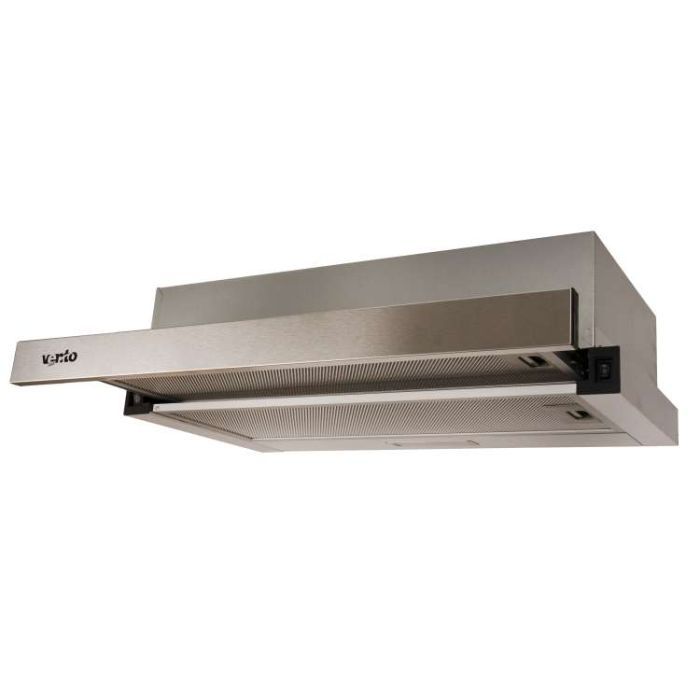 Витяжка кухонна Ventolux GARDA 60 INOX (500) LED зображення 2