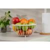 Фруктовниця Ardesto Midori 25х25х13см, метал, дерево, білий (AR0904W) зображення 7