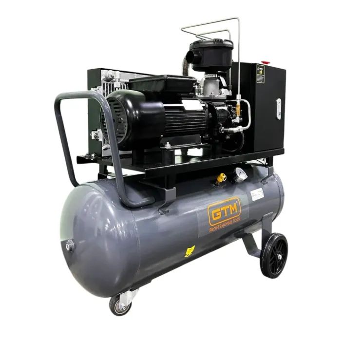 Компресор GTM 100л, 350л/хв, 3кВт, 8бар, 220V (DLG3V 230)