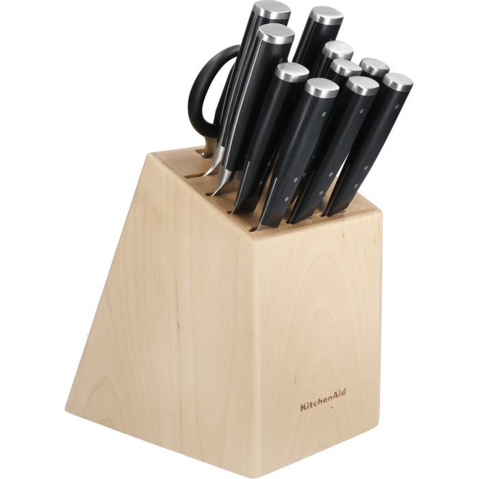 Набор ножей KitchenAid Coreline з підставкою, 11 предметів (KAG12STSNBXOBQ)