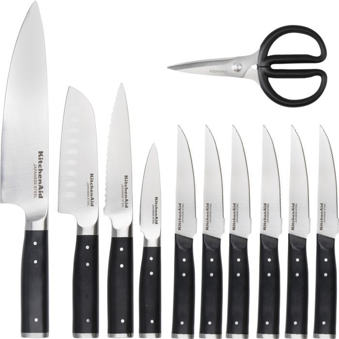 Набор ножей KitchenAid Coreline з підставкою, 11 предметів (KAG12STSNBXOBQ) изображение 2