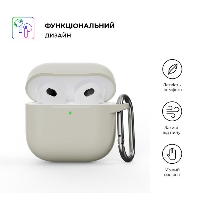 Чохол для навушників Armorstandart Hang Case для Apple AirPods 4 Lavender (ARM81282) зображення 2