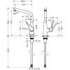 Смеситель Hansgrohe Metris , KM320, хром (14822000) изображение 2
