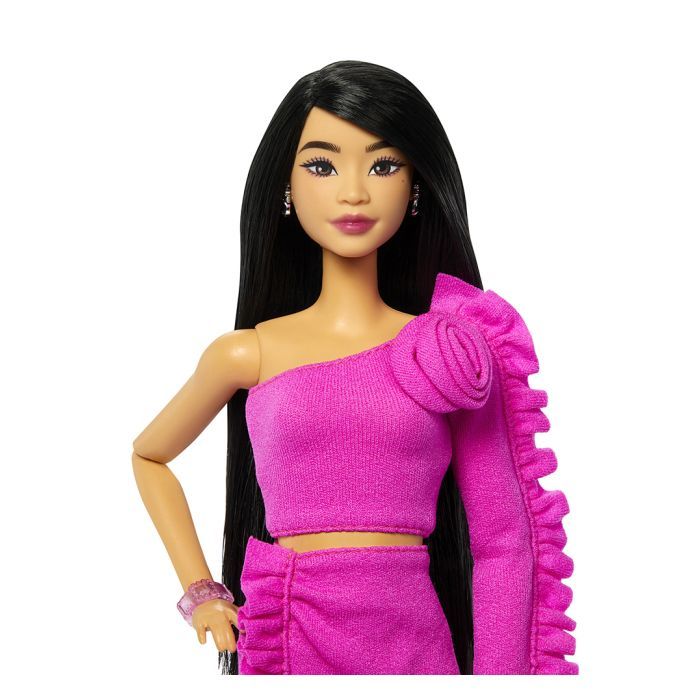 Кукла Barbie Deluxe style Barbiecore Модница в розовом костюме (HYV26) изображение 2
