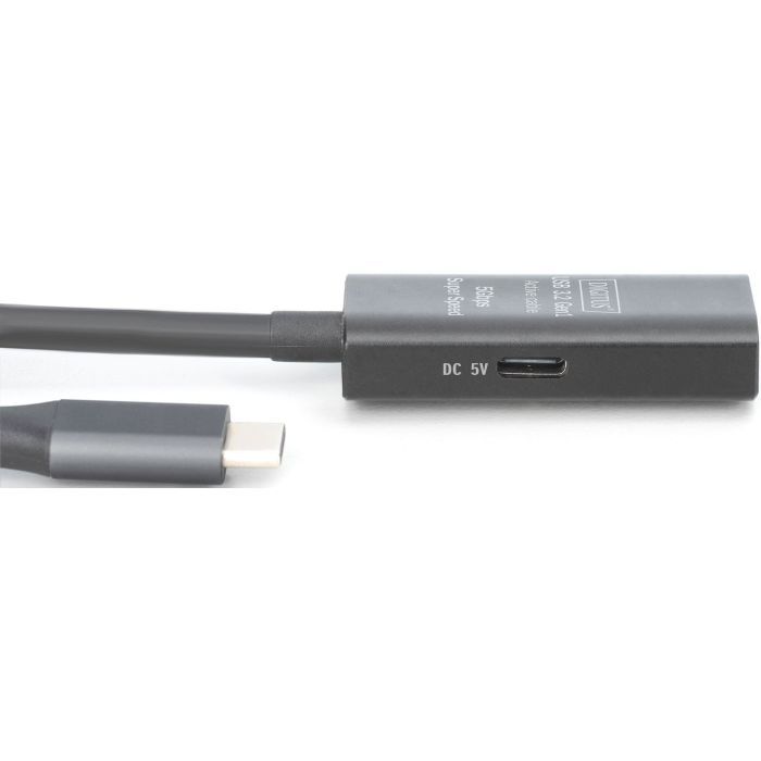 Дата кабель USB-С Male to USB-A Female 5.0m USB3.2 Gen1 Active 5G Digitus (DA-73110) изображение 3