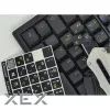 Наклейка на клавіатуру BestKey непрозора чорна, 76, жовтий (BKU13YEL/012) зображення 2