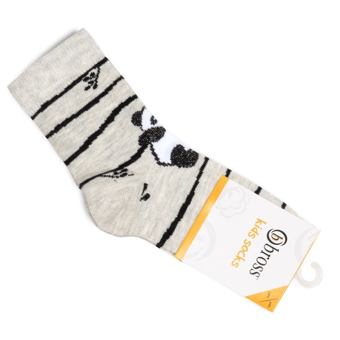 Носки детские Bross с пандами (5082-2-4-gray) изображение 2