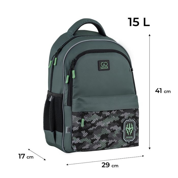 Рюкзак шкільний GoPack Education 182M Legion (GO25-182M-5) зображення 2