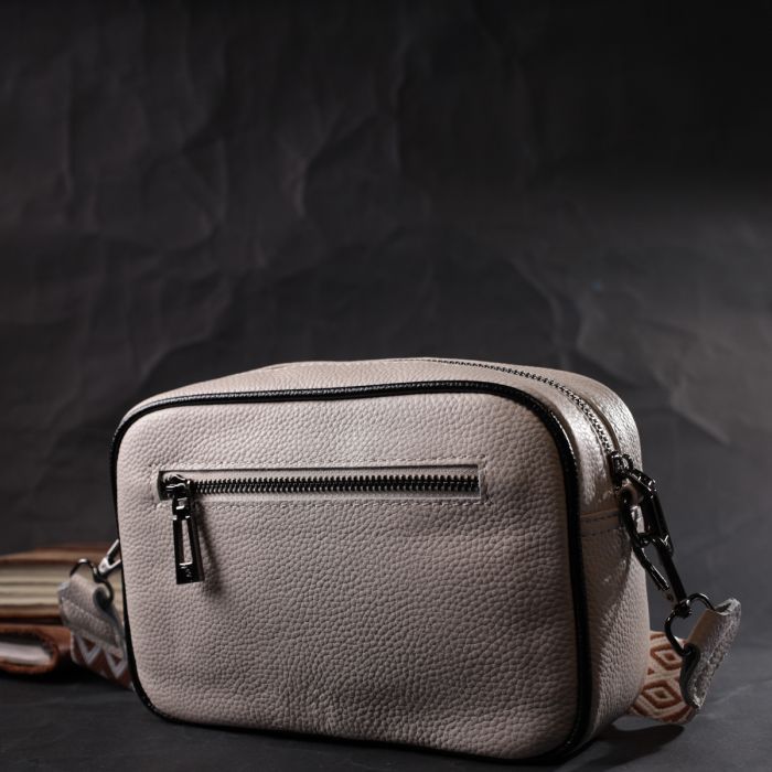 Сумка Vintage Из натуральной кожи Белая (22407) изображение 10