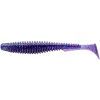 Силикон рыболовный FishUP U-Shad 3.5" 060 - Dark Violet/Peacock&Silver (8шт/уп) (1864.09.63)
