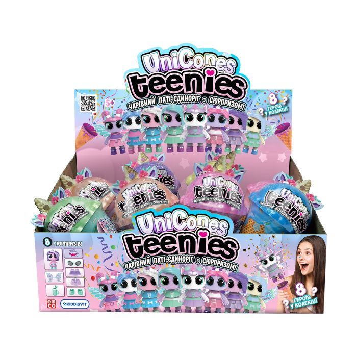 Игровой набор Unicones с фигуркой Teenies - Единорог с сюрпризом (1236) изображение 8