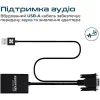 Кабель мультимедійний HDMI to VGA/USB prolink-v2h.black Promate (prolink-v2h.black) зображення 2
