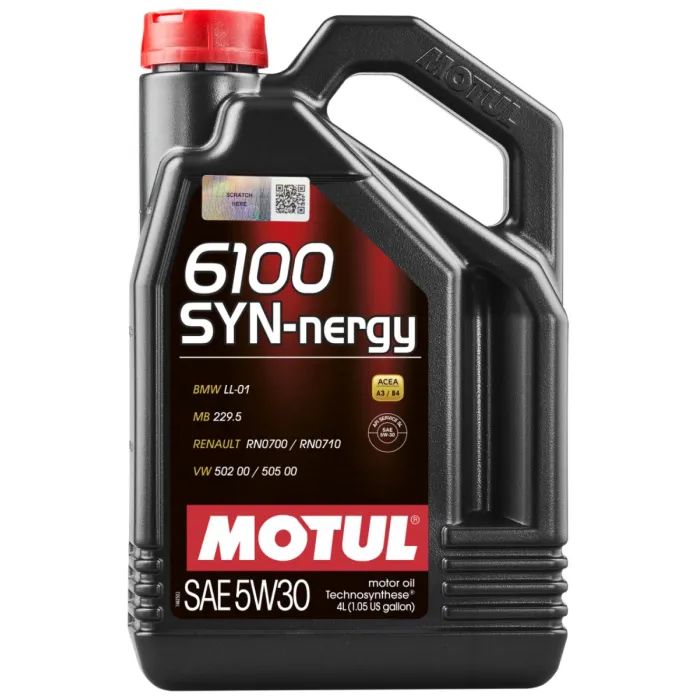 Моторное масло MOTUL 6100 Syn-nergy SAE 5W-30 4л
