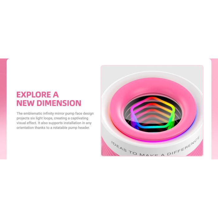 Система жидкостного охлаждения ID-Cooling FX240 INF Pink (FX240 INF PINK) изображение 11