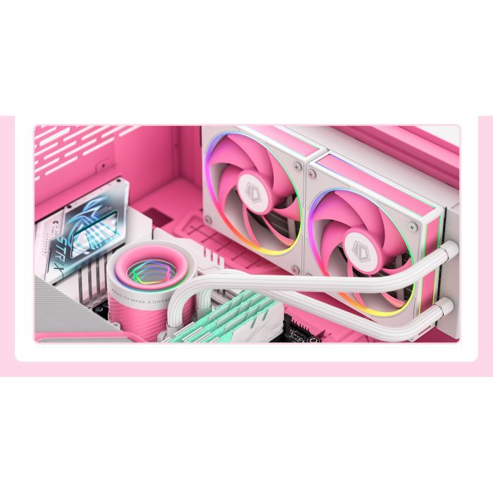Система жидкостного охлаждения ID-Cooling FX240 INF Pink (FX240 INF PINK) изображение 12