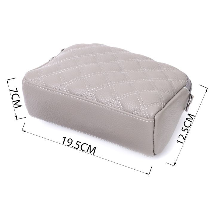 Сумка Vintage Из натуральной кожи Серая (22810) изображение 3