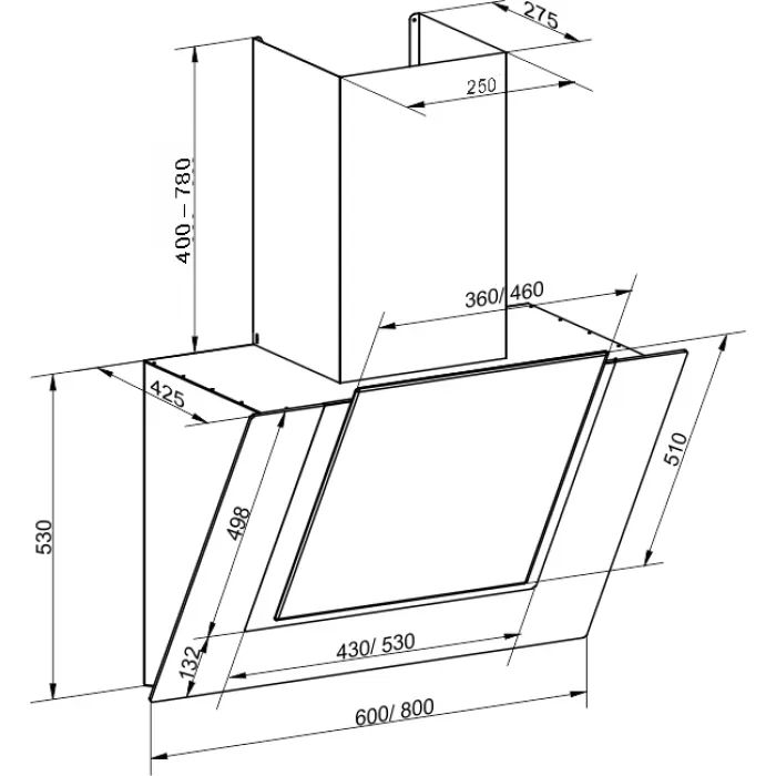 Витяжка кухонна Kaiser AT 8408 F Eco зображення 6