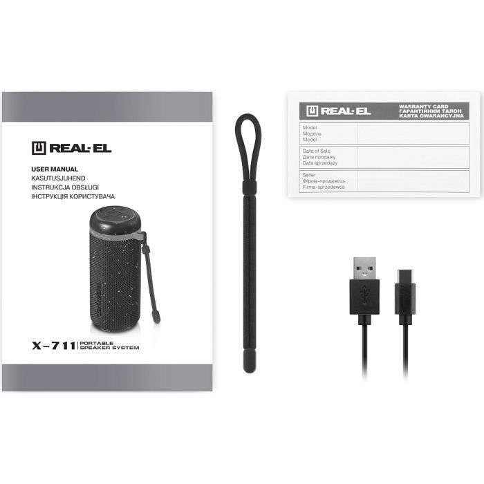 Акустична система REAL-EL X-711 Black (EL121600026) зображення 10