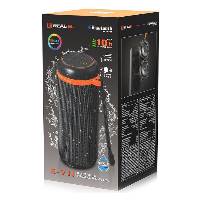 Акустична система REAL-EL X-711 Black (EL121600026) зображення 11