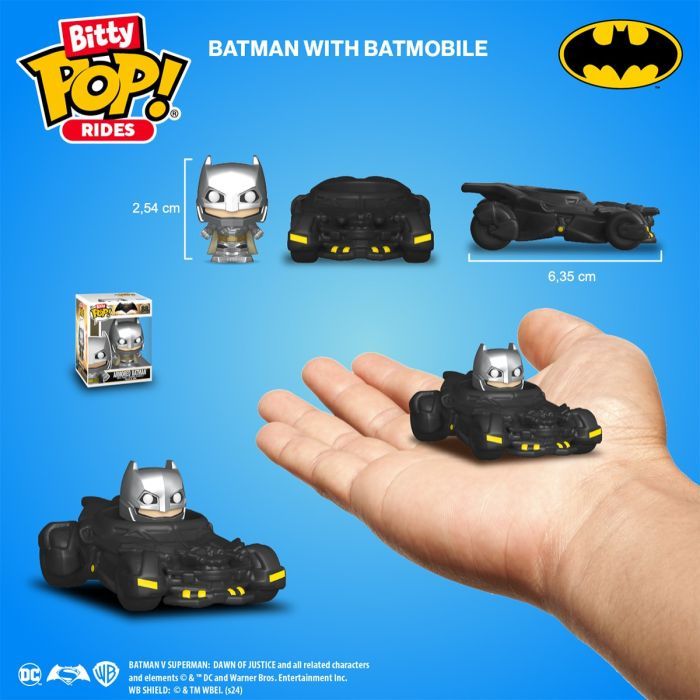 Фігурка Funko Pop набір Bitty Pop! Ride - Бетмен і бетмобіль (83621) зображення 3