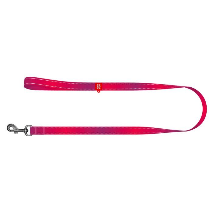 Повідець для собак WAUDOG Nylon Mono світловідбивний, S, Ш 15 мм, Д 300 см, рожевий (46437) зображення 3