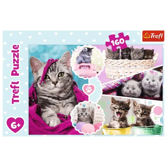 Пазл Trefl Милые котята 160 элементов (5900511153712) изображение 3