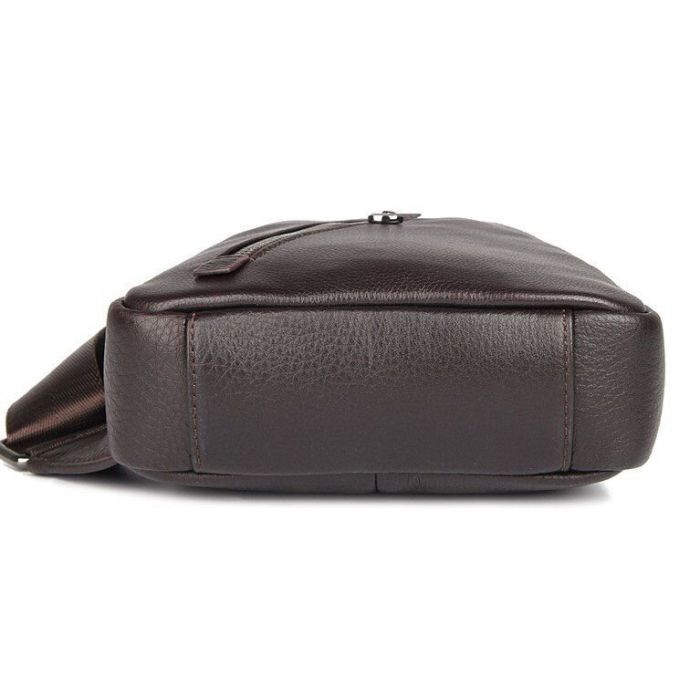 Сумка Vintage Мужская через плечо Коричневая (14952) изображение 2