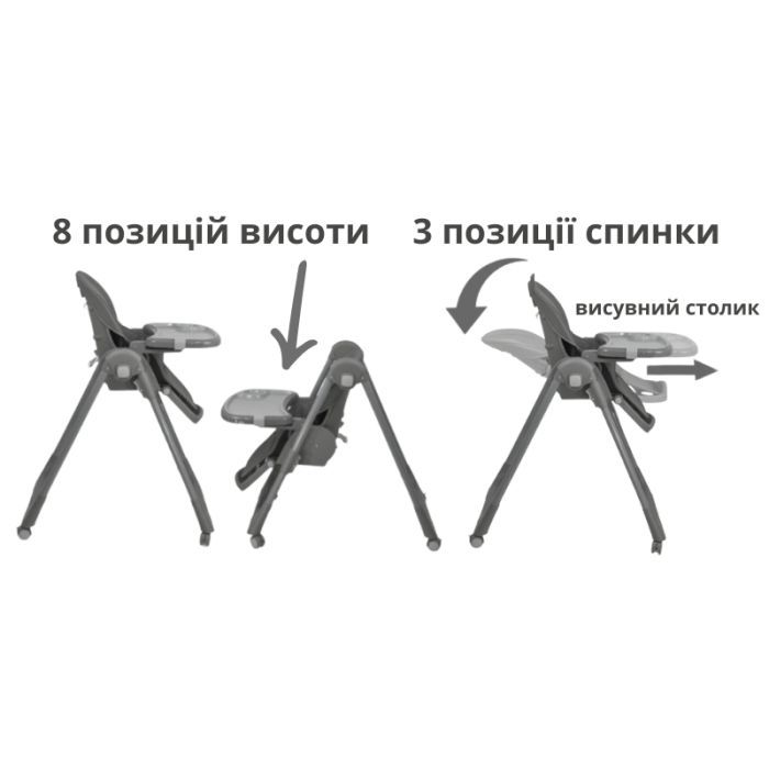 Стілець для годування FreeON Kai, кавовий (82696) зображення 8