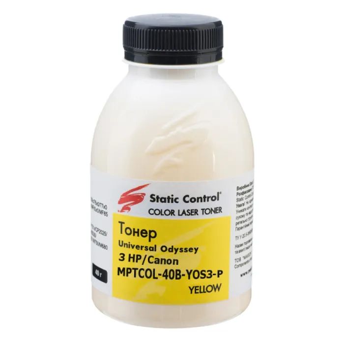 Тонер HP/Canon MPTCOL OS3 40г magenta (фасовка) Static Control (MPTCOL-40B-MAOS3-P)