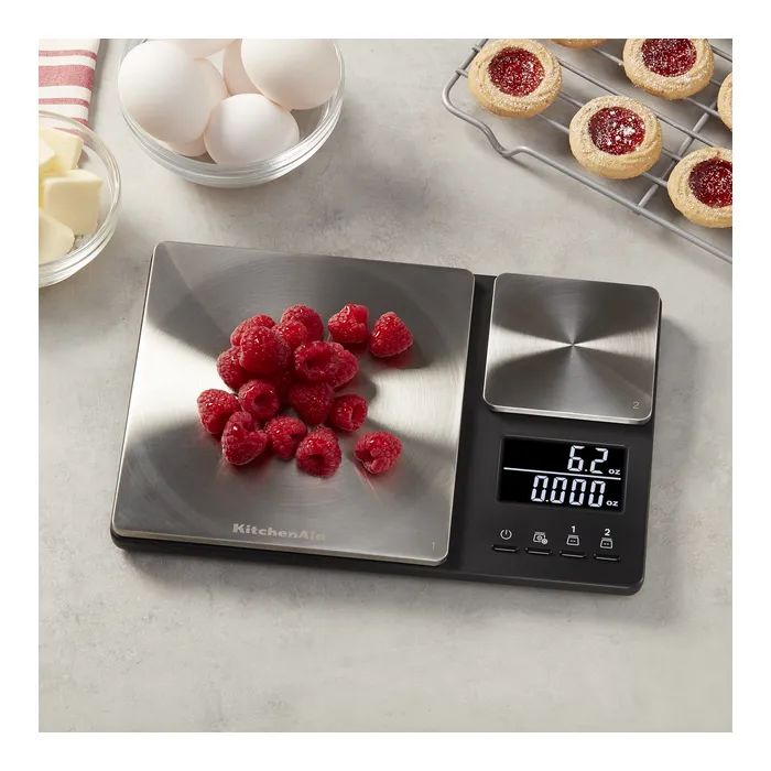 Весы кухонные KitchenAid Measuring KQ909G, з подвійною платформою изображение 7