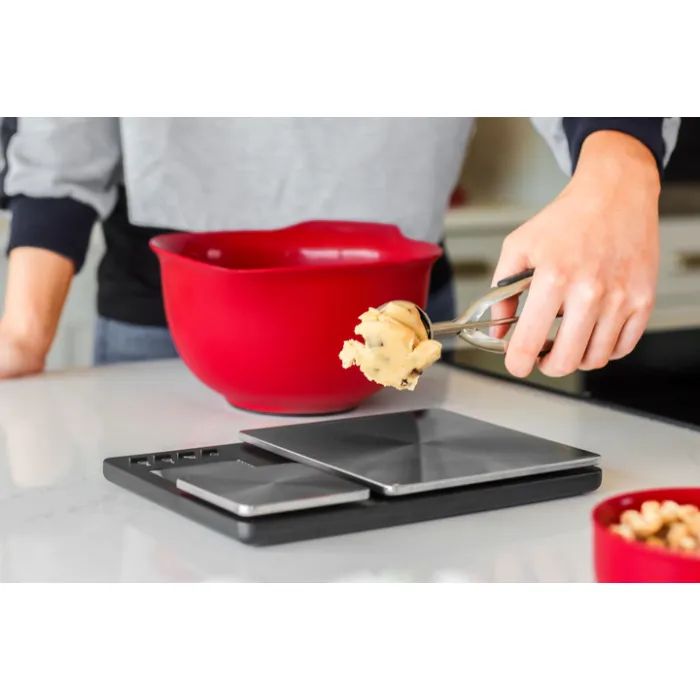 Весы кухонные KitchenAid Measuring KQ909G, з подвійною платформою изображение 9