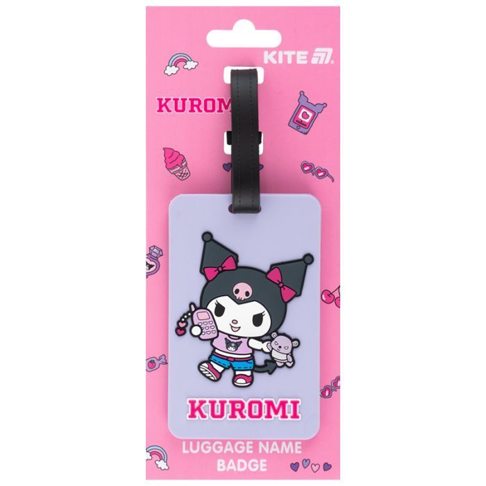 Бейдж Kite на багаж Kuromi (HK25-3004-2) зображення 3