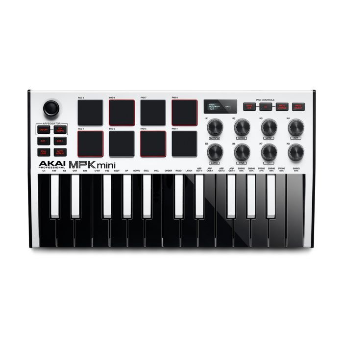 MIDI-клавіатура Akai MPK MINI MK3 White (230878)