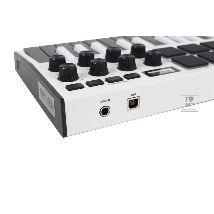 MIDI-клавіатура Akai MPK MINI MK3 White (230878) зображення 4