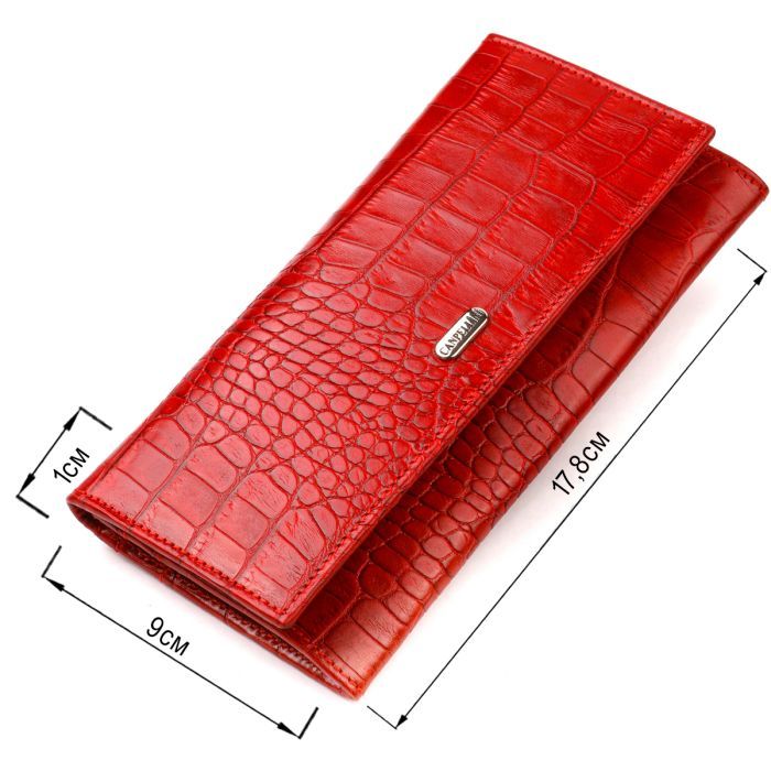 Кошелек Canpellini Из натуральной кожи Красный (21827) изображение 3